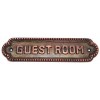 Guest Room Brass Door Sign 